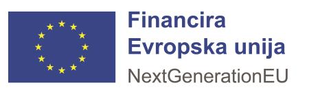 Logotip Financira Evropska unija, Next Generation EU